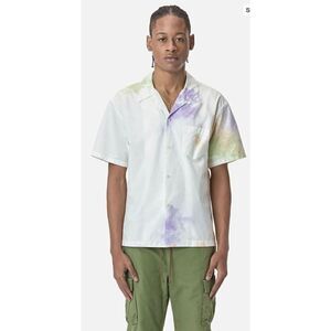 John Elliott Balboa Balboa Ink Bloom Bowling Shirt NWT Size 1/Small